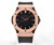 High quality replica plain jane Hublot classic fusion series rosegold/black watch