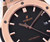 High quality replica plain jane Hublot classic fusion series rosegold/black watch