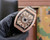 High quality replica iced out Franck Muller FM Vanguard Yachting V45 yacht moissanite vvs diamond rosegold watch
