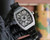 High quality replica iced out Franck Muller FM Vanguard Yachting V45 yacht series moissanite vvs diamond black silver watch