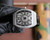 High quality replica iced out Franck Muller FM Vanguard Yachting V45 yacht series moissanite vvs diamond black silver watch