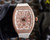 High quality replica iced out Franck Muller V45 SC DT series moissanite vvs diamond white watch