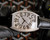 High quality replica iced out Franck Muller Gypsophila Series moissanite vvs diamond silver watch
