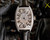 High quality replica iced out Franck Muller Gypsophila Series moissanite vvs diamond silver watch