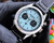 Super clone replica plain jane Breitling Avengers series blue dial leather strap watch