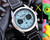 Super clone replica plain jane Breitling Avengers series blue dial leather strap watch