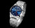 buy High quality replica plain jane Breitling GMT 40 silver blue watch replica from hypereptime BREITLING