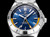High quality replica plain jane Breitling GMT 40 silver blue/yellow  watch