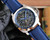 buy Super clone replica plain jane PANERAI curved skeleton blue leather strap watch replica from hypereptime Panerai