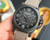 buy High quality replica plain jane PANERAI V7 black with blue leather strap watch replica from hypereptime Panerai
