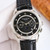 buy Super clone replica plain jane Patek Philippe Black strap white/black watch (select colorway) replica from hypereptime Patek