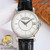 buy Super clone replica plain jane Patek Philippe 38mmX10mm white face watch replica from hypereptime Patek