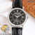 buy Super clone replica plain jane Patek Philippe 38mmX10mm black face watch replica from hypereptime Patek
