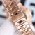 buy High quality replica iced out Patek Philippe 5740/1G-001 v2 moissanite vvs diamond white/brown watch (select colorway) replica from hypereptime Patek