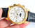 buy Super clone replica plain jane Patek Philippe Black strap white gold bezel watch replica from hypereptime Patek