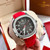 buy High quality replica plain jane Patek Philippe AQUANAUT series silver-red watch replica from hypereptime Patek