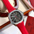 buy High quality replica plain jane Patek Philippe AQUANAUT series silver-red watch replica from hypereptime Patek
