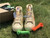 UA High quality replica off-white x nike blazer desert ore brown orange colorway sneakers