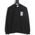buy High Quality Replica UA Burberry 23FW classic letter laminated crew neck sweatshirt in Black replica from hypereptime Burberry