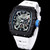 buy High quality replica plain jane Richard Mille RM35-03 white black watch replica from hypereptime richard mille
