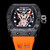 buy Super clone replica plain jane Richard Mille RM40-01 orange black watch replica from hypereptime richard mille