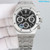 buy High quality replica Audemars Piguet Silver with Black face Watch replica from hypereptime Audemars Piguet
