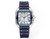buy Super clone replica Cartier Santos Skeleton AF1 Series blue silver watch replica from hypereptime Cartier