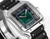 buy Super clone replica Cartier Santos Skeleton AF1 Series silver/ green watch (select colorway) replica from hypereptime Cartier