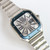 buy High quality replica plain jane Cartier Santos Skeleton Series X43 silver/ two tone watch (Select colorway) replica from hypereptime Cartier