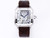 buy High quality replica plain jane Cartier Santos Skeleton Series X43 brown leather strap watch replica from hypereptime Cartier