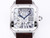 buy High quality replica plain jane Cartier Santos Skeleton Series X43 brown leather strap watch replica from hypereptime Cartier