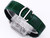 buy High quality replica plain jane Cartier Santos Skeleton Series X43 green leather strap watch replica from hypereptime Cartier