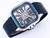 buy Super clone replica Cartier Santos Skeleton Series X43 blue watch replica from hypereptime Cartier