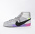UA High quality replica off-white x nike mid blazer queen gray pink olorway sneakers