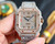 buy High quality replica iced out Cartier santos moissanite vvs diamond two tone rosegold  watch replica from hypereptime Cartier