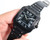 buy High quality replica plain jane Cartier santos all black watch replica from hypereptime Cartier
