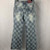High Quality Replica UA Louis Vuitton Damier Bootcut Denim Pants