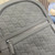 High Quality Replica UA Gucci Black GG rubber-effect leather Backpack