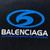 High quality replica UA Balenciaga Surfer Medium Fit in black/white and blue T-Shirt