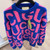 High quality replica UA Gucci Wool jumper with Gucci intarsia Blue and Pink ‎Sweater