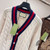 High quality replica UA Gucci Cable wool knit with Web Cardigan