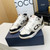 High quality replica UA Dior B57 Mid-Top Black and Cream Smooth Calfskin and Beige Suede Sneaker