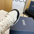 High quality replica UA Dior B57 Mid-Top Black and Cream Smooth Calfskin and Beige Suede Sneaker