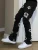 High quality replica UADenim Tears Wreath Graphic Vintage Hip Hop Y2k Straight Flower Denim Jeans