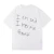 High Quality Replica UA Vintage I Am Sad I Miss My Friends Gallery Dept Graphic 100% Cotton Short Sleeve T-Shirt