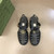High Quality Replica UA Gucci Rubber buckle strap black Sandal