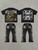 buy High quality replica UA  Vintage Personalized Hellstar Print Short Sleeve Tee & Flared Trousers Two Piece Set replica from hypereptime Other brands