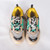 UA High quality replica Balenciaga triple s trainer sneakers cream green yellow color