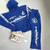 buy High quality replica UA Vintage Street Hellstar Hip Hop Blue Pullover Hoodie & Flared Sweatpants Set replica from hypereptime Other brands