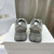 buy High Quality Replica UA  Dior Chrono Sneaker Gray Mesh with Silver Tone Laminated Sneaker replica from hypereptime DIOR